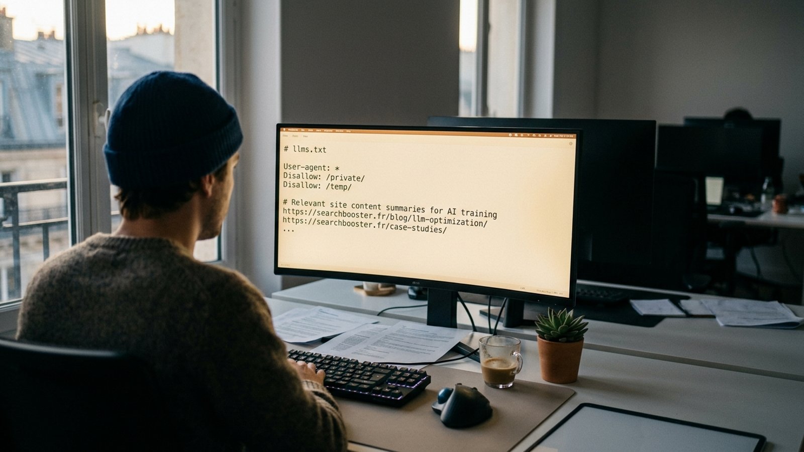 LLMS.txt : Comment préparer votre site B2B aux agents d'IA (ChatGPT, Perplexity)